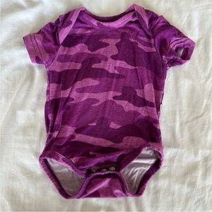 Little Sleepies Berry Camo Bodysuit